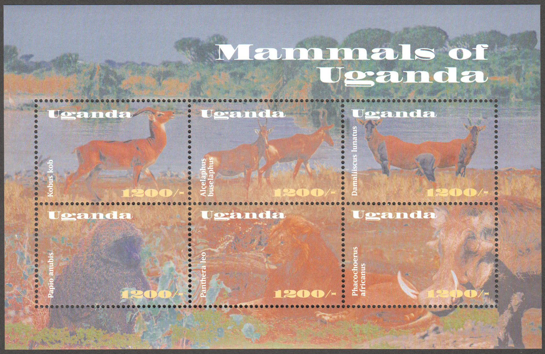 Uganda Scott 1779 MNH S/S (A13-16) - Click Image to Close